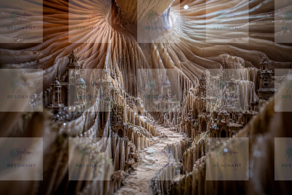 Watermarked preview — Miniature Fantasy Kingdom in Mushroom Gills